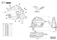 Bosch 3 603 CC8 100 Advancedcut 50 Multi-Saw 230 V / Eu Spare Parts